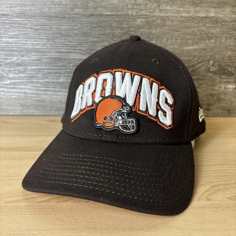 Cleveland Browns Hat Cap Fitted Mens M/L Brown NFL Football 39THIRTY New Era